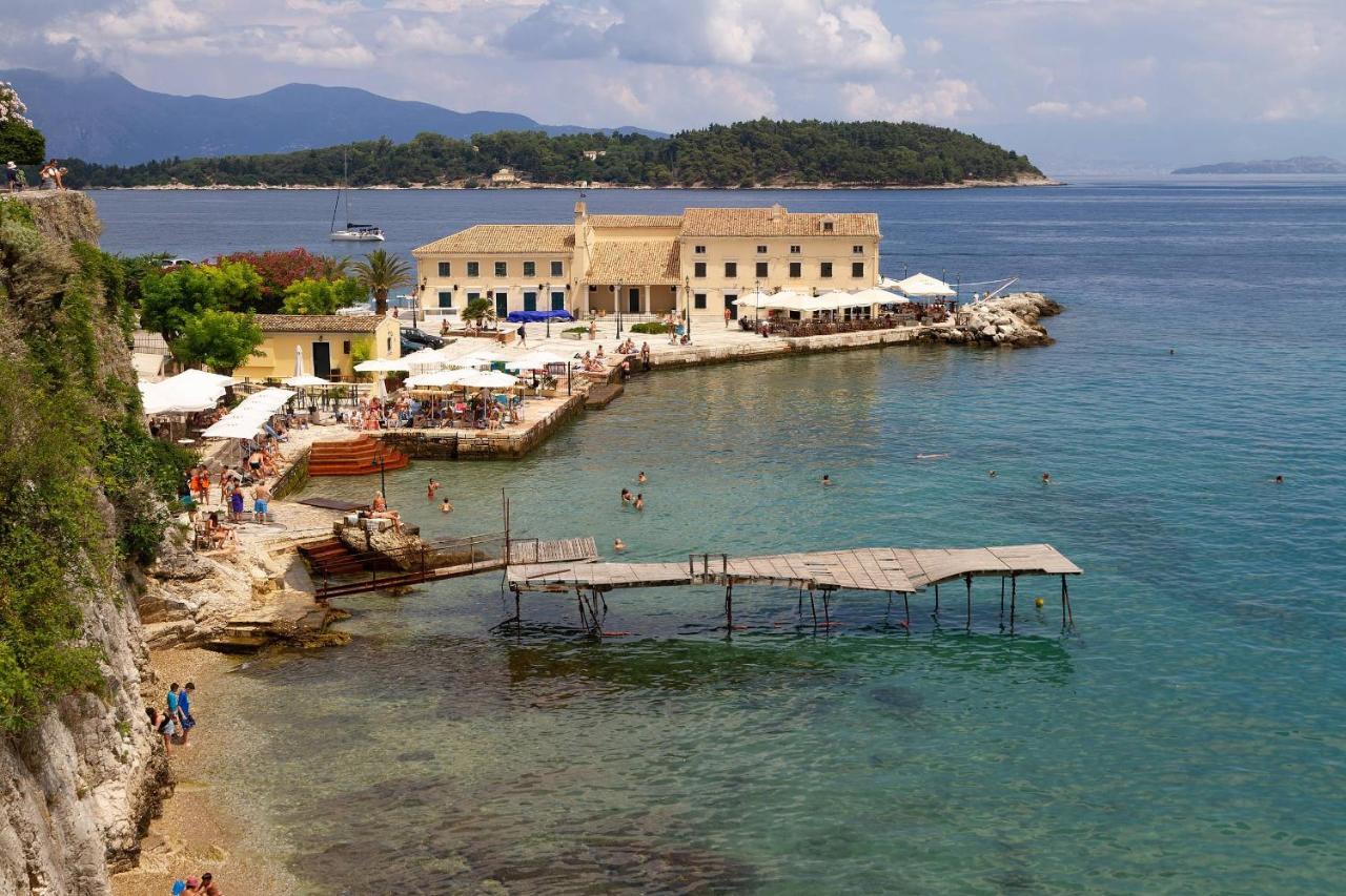 Spacious Maisonette - Roof Top View Of Corfu Port Mantouki Exterior foto