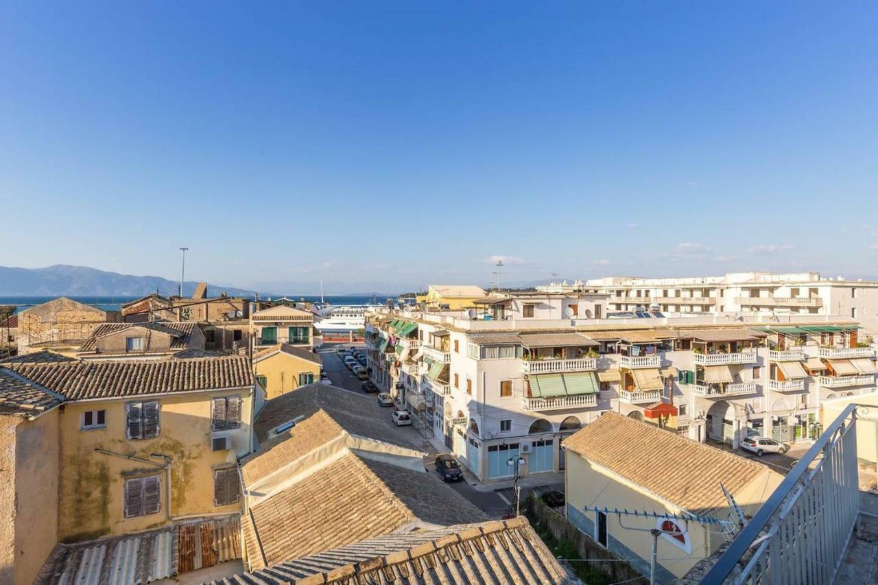 Spacious Maisonette - Roof Top View Of Corfu Port Mantouki Exterior foto